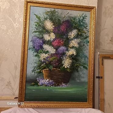 qar şekili: Yağlı boya mənzərə rəsmləri – orijinal əl işi - Texnika: kətan — 7