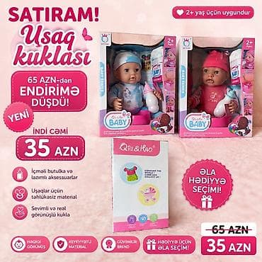 Baby Series – Uşaq kuklası (2+ yaş) - Real görünümlü, sevimli bebek lalafo.az -da Baby Series – Uşaq kuklası (2+ yaş) - Real görünümlü, sevimli bebek
