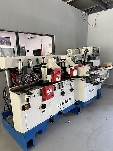 Оборудование для производства: QMB4020FT çoxbaşlı ağac emalı frez/formatlama xətti Məhsulun təsviri — 2