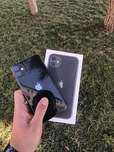 IPhone 11, 128 GB, Qara, Simsiz şarj