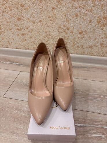 Tuflilər, Ölçü: 36, rəng - Bej, Yeni