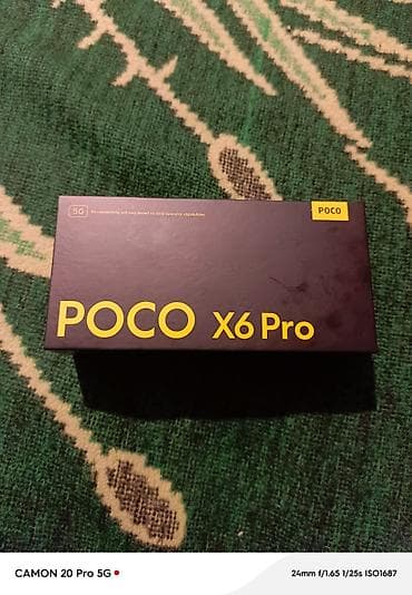 telfolar: Poco X6 Pro 5G, Barmaq izi — 3