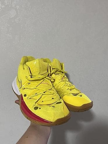 Krasofkalar və idman ayaqqabıları: Nike Kyrie 5 “SpongeBob SquarePants” – sarı rəngli basketbol — 4