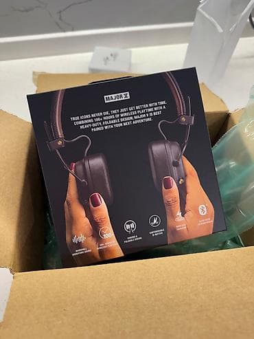 bluetooth usb: Yeni Simsiz (Bluetooth) Qulaqcıqlar, Marshall, rəng - Qəhvəyi — 2