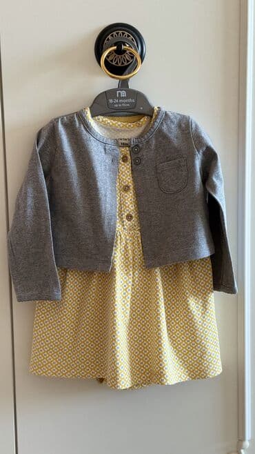 детские вещи маленькие: Детское платье, Повседневное, 1 - 2 года — 3