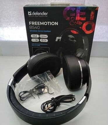 jbl nauşnik: Yeni Simsiz (Bluetooth) Qulaqcıqlar, Defender, rəng - Qara — 4