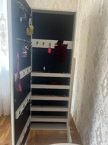 uzunuşka güzgü: Güzgü Döşəmə üstü, Düzbucaqlı, Çərçivə ilə — 3