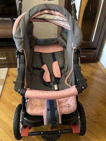 şaxta baba torbası: Çıxarıla bilən beşikli araba, Graco, İşlənmiş, Cins: Qız, Yaş: 30 ay, Ödənişli çatdırılma, Ünvandan götürmə — 4