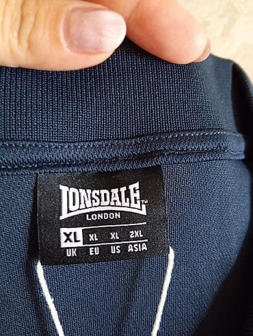 köynek: Polo köynək, Lonsdale, XL, rəng - Göy — 3