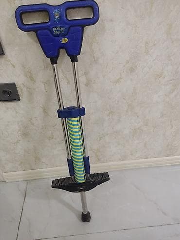 Uşaq üçün pogo stick (tullanma çubuğu) - Model: mexaniki yaylı pogo — 1