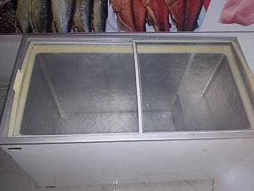 Ticarət üçün vitrinalı dondurucu sandıq dərin dondurucu şüşəli vitri