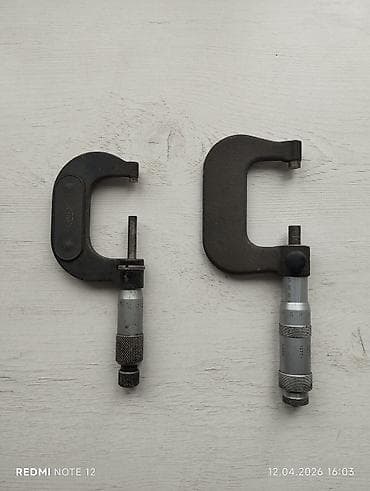 Məhsul: Mexaniki mikrometrlər (2 ədəd) Təsvir: - Klassik mexaniki