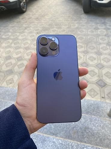 iphone 14 pro max nece manatdir: IPhone 14 Pro Max, 128 GB, Deep Purple, Face ID — 4