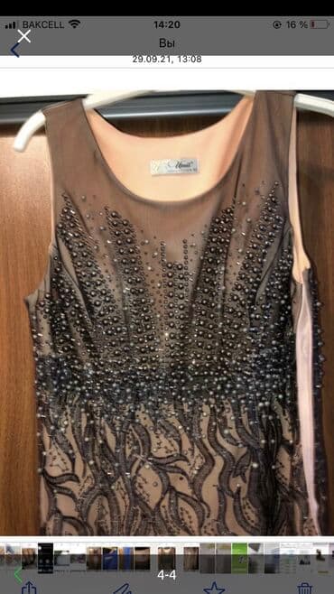 Ziyafet paltari. 400 manata alinib. 40-42 olcudedir. 1 defe geyinilib