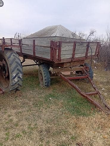 Kənd təsərrüfatı üçün ikioxlu traktor qoşqusu işlək lapedi riyal