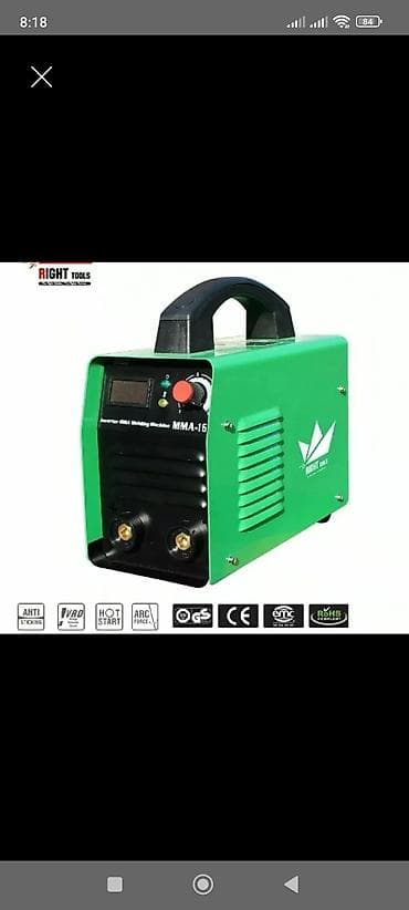 MMA-160 İnvertor Qaynaq Aparatı – RIGHT Tools - Tip: MMA (Manual