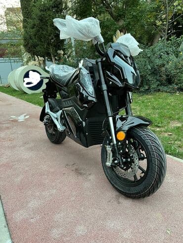 электро мопед: Elektrik motosiklet – şəhər içi dinamik sürüş üçün agresiv dizayn - — 6