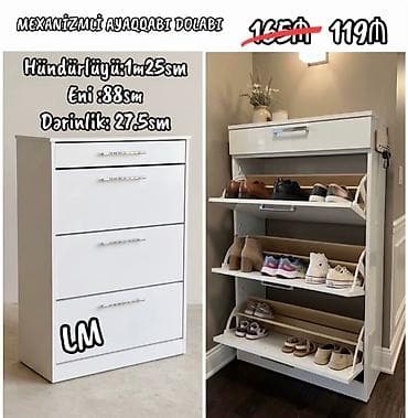 Yeni 👟AYAQQABI👟dolabı Birbaşa istehsalçıdan alın‼️ Qiymət : 119₼