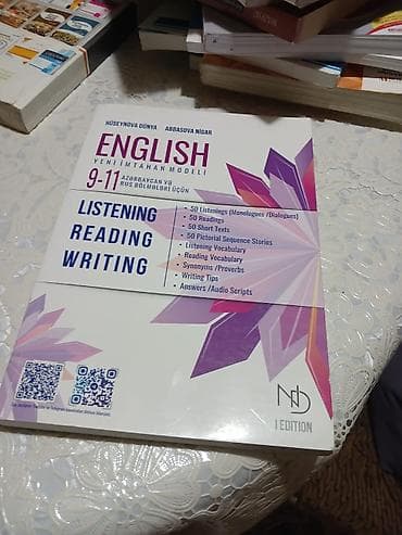 inglis dili: Məhsul: “ENGLISH – Yeni İmtahan Modeli” hazırlıq kitabı (9–11-ci — 1