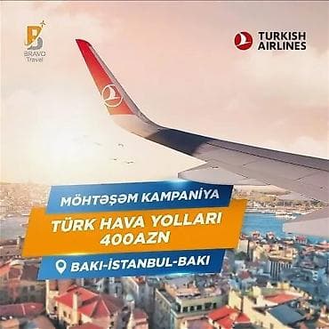 mac air: Bakıdan beynəlxalq uçuşlar və tur paketləri - Bakı–İstanbul–Bakı — 1