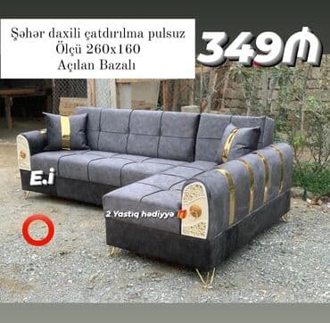 Künc divan, Yeni, Açılan, Bazalı, Şəhərdaxili pulsuz çatdırılma