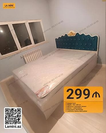 Çarpayı (taxt) - Ölçülər: 160 × 200 sm - Mexanizm: açılmayan, bazasız lalafo.az -da Çarpayı (taxt) - Ölçülər: 160 × 200 sm - Mexanizm: açılmayan, bazasız