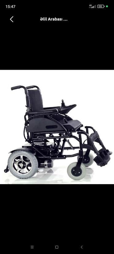 elil arabası: Elektrik əlil arabası - Joysticklə idarə olunan elektrik sürüş — 1