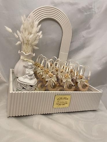 Xonça üçün dekorativ vitrin və aksesuar dəsti - Məhsul: Şirniyyat və — 9