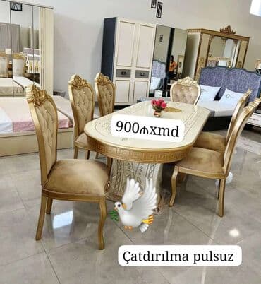 demir stol stullar: Masa desti yeni — 1