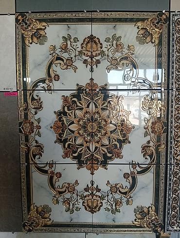 Dekorativ naxışlı keramik plitələr. Məhsul klassik və dəbdəbəli — 1