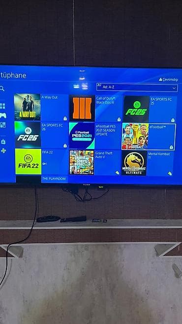 Playstation 4 1 tb ideal veziyyetdedir icinde oyunlar var 2 arginal — 2