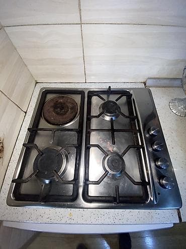 Кухонные плиты и варочные поверхности: Комбинированная плита Встраиваемая, 4 конфорки — 1