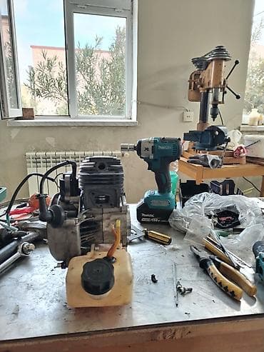 ev temiri qiymetleri: Xidmətlər: - Qazonbiçənlər (elektrik və benzinli): karbürator — 6