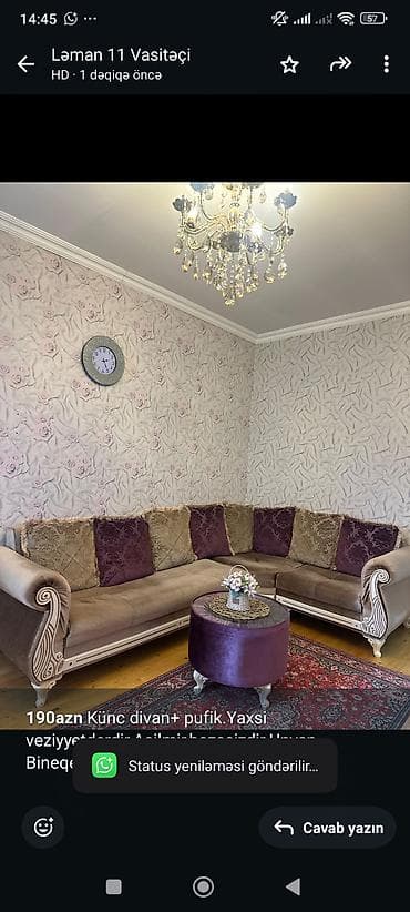 islemis divan: Künc divan — 1