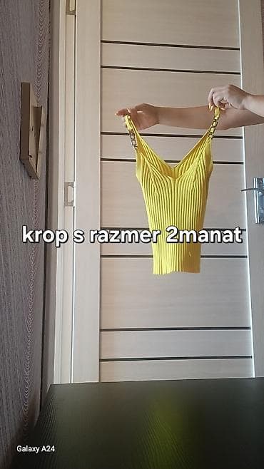 Qadın geyimləri satılır qiymət üzərində qeyd olunub razmer xs s m l — 2