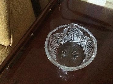 şəkər çöpü qiyməti: Продаю хрустальную конфетницу. цена 1-ной 30 ман. всего 2 штуки — 2