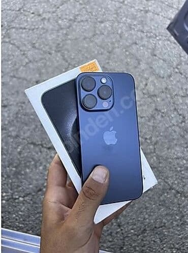 Аудиотехника: IPhone 15 Pro, Голубой, Face ID — 1