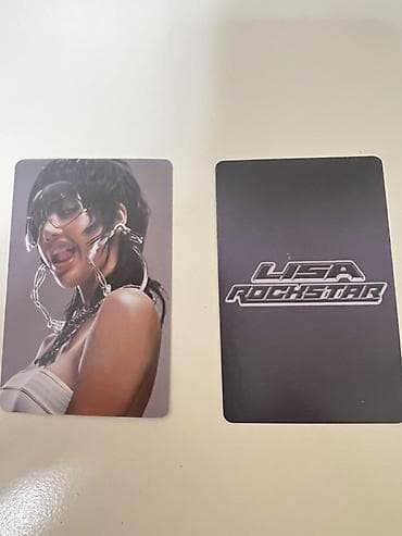 İncəsənət və kolleksiyalar: Orginal kpop pc LISA – “ROCKSTAR” fotokartı (ədət) 1 ədət orginal — 2