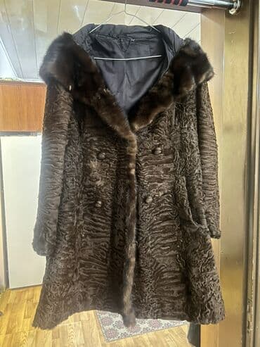 yağış geyimi: Kürk, rəng - Qəhvəyi — 1