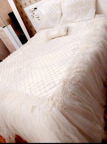 yataklar: Yataq üçün Yeni rəng - Ağ Yataq örtüyü, Ünvandan götürmə — 3