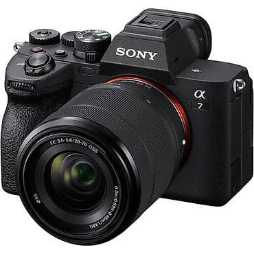 Sony Alpha 7 (A7) tam kadr güzgüsüz fotoaparat Xüsusiyyətlər: - 35 mm