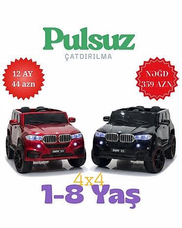 🚘 BMW X5 Uşaq Elektrikli Maşını – Lüks və Güc Bir Arada! 💥