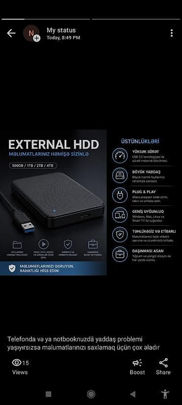 orico hdd box: Xarici HDD – 2.5" SSD/HDD External Case (USB 3.0) - USB 3.0 yüksək — 1