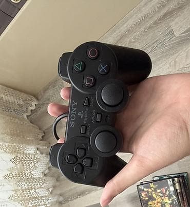 sert disk: Sony PlayStation 2 Slim (SCPH-90004) – Gümüş rəng elave a class pult — 5