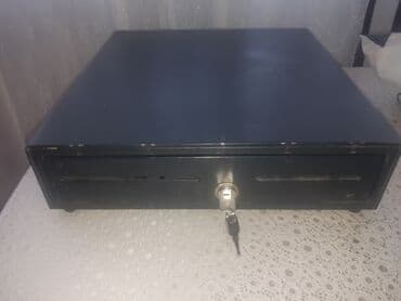 касса для денег: POS kassası üçün metal pul çekməsi - Rəng: qara, möhkəm metal korpus — 2