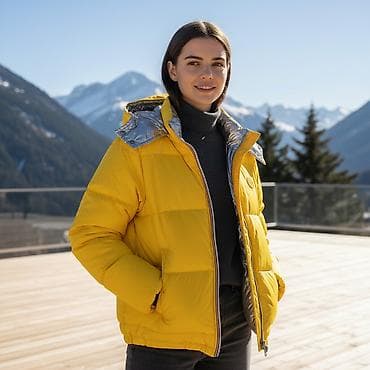 Parlaq sarı rəngli kapüşonlu puffer gödəkçə usaq ucun. Her iki terefi lalafo.az -da Parlaq sarı rəngli kapüşonlu puffer gödəkçə usaq ucun. Her iki terefi