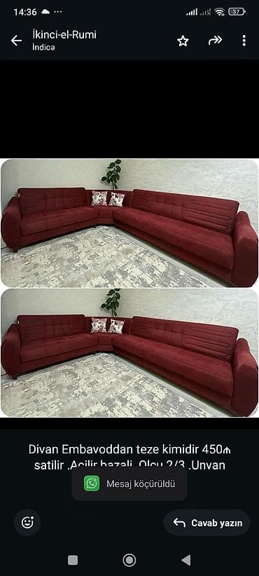 jozefin divanlar: Künc divan — 1