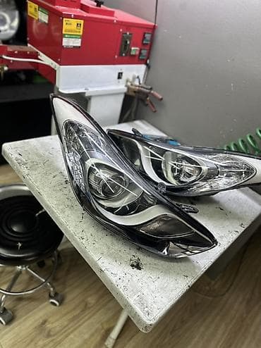 hunday disk teker: Komplekt, Yaxın və uzaq vuran işıqlar Hyundai, 2014 il, Orijinal, Almaniya, İşlənmiş — 1