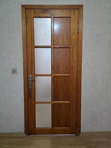 qapi avropa: Şüşəli taxta otaq qapıları - Material: təbii ağac (isti — 1