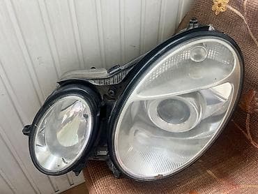 w211 spoiler: Sol, Yaxın və uzaq vuran işıqlar Mercedes-Benz, Orijinal, Almaniya, İşlənmiş — 1